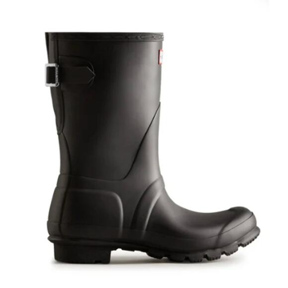 Hunter Original Women's Rubber Back Adjustable Short Rain Boots Size 6 - Picture 3 of 6